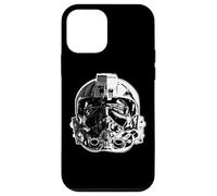 Casco da pilota originale Stormtrooper TIE effetto monocromatico Custodia per iPhone 12 mini
