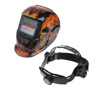 Casco da saldatura ad energia solare auto oscuramento cappuccio con paralume regolabile 4/9-13 per saldatore per TIG MIG