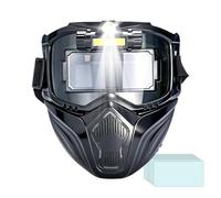 Casco da Saldatura ad Oscuramento Automatico | Maschera Da Saldatura Regolabile A 3 Livelli Di Illuminazione,Casco Protettivo Regolabile Per Saldatore,Per Industria Costruzione Laboratorio