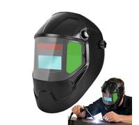 Casco da Saldatura Auto Oscurante,Casco Regolabile ad Energia Solare - A saldare auto oscurante | Per officina, garage, lavori in ferro, acciaio, metallo, costruzioni e produzione industriale