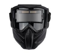 Casco da saldatura componibile con occhiali di regolazione automatica modificabili protettivi contro il calore del viso sistemi di copricapo traspirante casco di saldatura traspirante con fascia