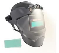 Casco da saldatura con oscuramento automatico, ad energia solare, ad energia solare, casco per saldatura ad energia solare, per officine, industrie, fabbriche, attività all'aperto, fattoria, casa