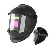 Casco da saldatura con oscuramento automatico, regolabile, antiriflesso, ampia ombra, copricapo