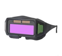Casco da saldatura con pannello solare integrato per potenza continua e sicurezza degli occhi