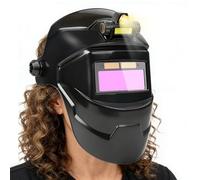 Casco da saldatura, maschera per saldatore con luce, caschi per saldatura, oscuramento automatico, per la sicurezza 'edilizia industriale, per uomini e officine domestiche