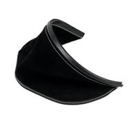 Casco da saldatura, protezione per la gola, resistente all'abrasione, in pelle PU, per la maggior parte dei caschi da saldatura, nero