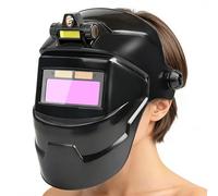 Casco da saldatura,Protezione saldatore con luce - Casco saldatura termoresistente autooscurante,per uso domestico, officina, edilizia, industriale, sicurezza uomo