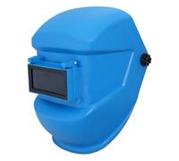 Casco da Saldatura Robusto Visione Chiara, Blu Numero 1 | Protezione Resistente al Calore, Comfort Elevato, per Professionisti e Principianti, Lente in PC