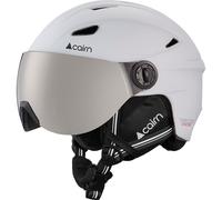 Casco da sci Cairn Impulse con visiera, bianco 57-58cm Mat White