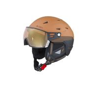 Casco da sci Cairn SHUFFLE S-VISOR Evolight NXT (NERO PECAN MAT) 54-56 cm