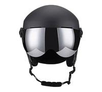 Casco Da Sci | Cappello Caldo Antiurto con Occhiali | Casco Da Sci Protezione Esterna | per Uomini Donne Giovani Adulti Sciatori Snowboarders Stazione Sportiva Indoor E Esteri