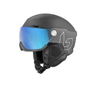 Casco da sci con visiera BOLLE V-RYFT PURE (Black Coal Matte - Photochromic Blue Cat 1 to 3) Unisex 59-62 cm