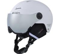 Cairn - Casco da sci/snowboard con visiera - Android Visor J Mat White - Taglia Bambino 51-53 cm - Bianco