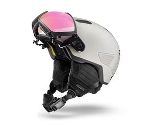 Casco da sci con visiera Julbo C GLOBE EVO M (Beige) Unisex 54-58 cm