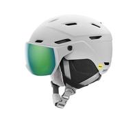 Casco da sci con visiera Junior Smith Survey J Mips (Matte White Green Mirror) S/M (48-56 cm)