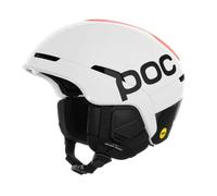 POC - Casco da sci/snowboard - Obex Connect Hydrogen White/Fluorescent Orange AVIP - Taglia 59-62 cm - Bianco