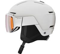 Casco da sci Salomon Osmo con visiera, bianco 56-59cm White