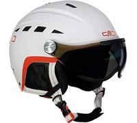 Casco Da Sci Snowboard Unisex con Visiera CMP Campagnolo 38B4677 A001 Bianco