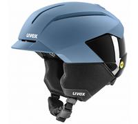 Casco da sci Uvex Levitate MIPS, blu 54-58cm Stone Blue/Black Matt
