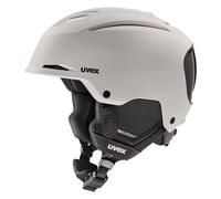 Uvex Resolution, casco da sci, grigio chiaro/nero 52-55cm Warm Grey-Black Matt
