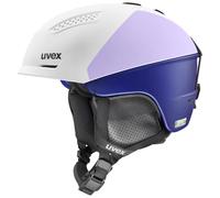 Casco da sci Uvex Ultra Pro da donna, bianco/viola 55-59cm