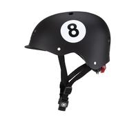 Casco da Scooter Elite 8-Ball Nero per Bambini (XS-S) 48-53 cm - Nouvo