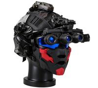 Casco da Softair con Accessori, Set Multifunzionale 9 in 1 | Comprende Maschera, Occhiali Protettivi, Cuffie e Torcia: Equipaggiamento Protettivo In Stile Militare