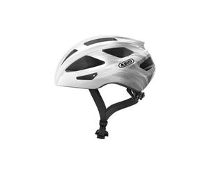 Casco da strada abus macator bianco argento