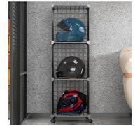 Casco del Motociclo Rack di stoccaggio Cappello in Metallo Rack, Casco organizzare vetrina per Il Casco di Calcio/Casco della Bici/Casco da Baseball, Grandi Cappelli Organizer
