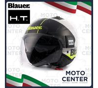 CASCO DEMI JET BLAUER H.T. BET URBAN BIANCO GIALLO FIBRA TAGLIA XL (61 Cm.)