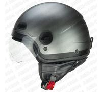CASCO DEMI JET CGM 109X GSA GLOBO SPORT ANTRACITE VISIERA SAGOMATA TAGLIA S