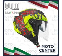 CASCO DEMI JET CGM 126X IPER ALERT VISIERA LUNGA TAGLIA M (57-58 Cm.)