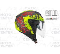 CASCO DEMI JET CGM 126X IPER ALERT VISIERA LUNGA TAGLIA XL (60 Cm.)