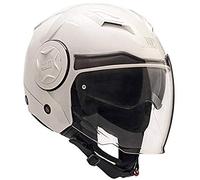 Casco demi jet CGM 129A ILLINOIS, Bianco, L