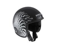 Casco demi-jet Diesel by Agv Old Jack Multi OJ2 nero opaco argen XS
