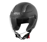CASCO DEMI JET GIVI H117 B NERO OPACO INTERNO REMOVIBILE E LAVABILE