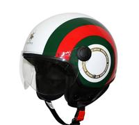 Casco Demi Jet Rodeo Drive RD117 Circle, Bianco (L)