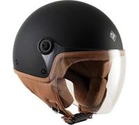 Tucano Urbano casco jet El'Jettin 6.0 Nero opaco ECE 22.06 Policarbonato Unisex Taglia M