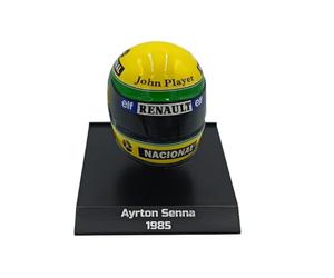- Casco di Formula 1 Compatibile con Ayrton Senna #12 John Player Team Lotus Formula 1 1985 1:10 Minichamps 388512