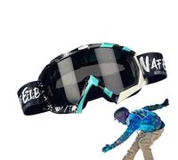 Casco Di Occhiali Motocross Compatibile - Goggle Di Protezione UV | Casco Di Occhiali Motocross Compatibili | Occhiali Da Snowboard Anti-adattamento | Occhiali Da Neve Per Uomini E Donne | Scratch -Re