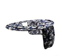 Casco di protezione per il collo con visiera parasole e catarifrangente, lavabile, leggero, per esterni, officina, logistica (blu mimetico)