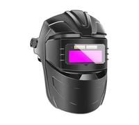 Casco di saldatura con oscuramento automatico, protezione facciale anti-abbagliamento per saldatore, protezione anti-appannamento con imbracatura regolabile portatile per riparazione auto e