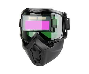 Casco di Saldatura Oscuramento Automatico Protezione Tonalità per - Schermo Brasatura e Lavorazione dei Metalli in Officina