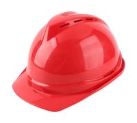 Casco di sicurezza, casco in ABS ventilato, classe 10 kV | Protezione della testa con sospensione a 4 punti e regolazione a cricchetto; sicurezza e comfort