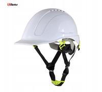 Elmetto di sicurezza da costruzione Morion 4 PUNTI ABS BIANCO Cinturino a 4...