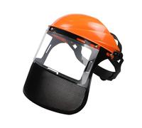 Casco di sicurezza for tagliaerba da giardino con maschera protettiva a rete integrale for la protezione forestale del decespugliatore da disboscamento(A1)