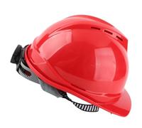 Casco di sicurezza in ABS a tesa intera, classe 10 kV | Casco leggero con sospensione a 4 punti e regolazione a cricchetto, taglia unica per adulti