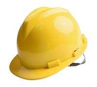 Casco di sicurezza in ABS con centro di gravità basso, perfetto per lunghe ore in loco (giallo)