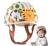 Casco di sicurezza per bambini, Casco per bambini anti-shock regolabile Casco protettivo in cotone traspirante Casco anti-caduta Cappello anticollisione per bambini che gattonano e camminano