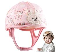 Casco di sicurezza per bambini, Casco per bambini anti-shock regolabile Casco protettivo in cotone traspirante Casco anti-caduta Cappello anticollisione per bambini che gattonano e camminano